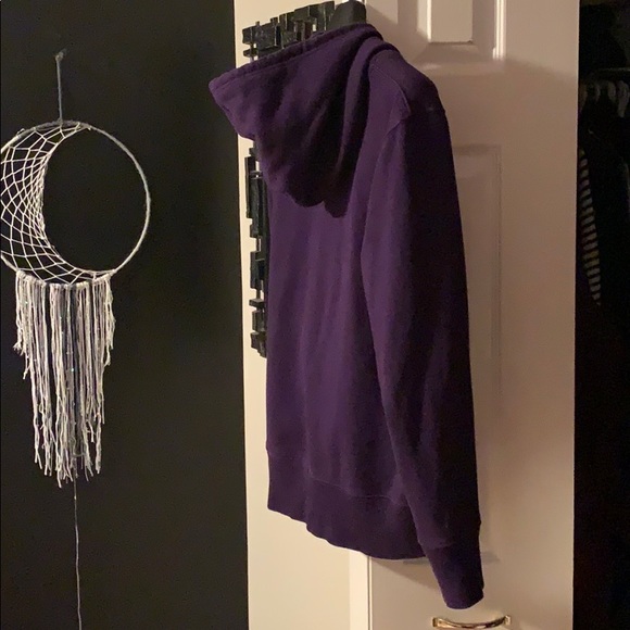 XL - fits like a L..purple Banana Republic hoodie. - Picture 2 of 5
